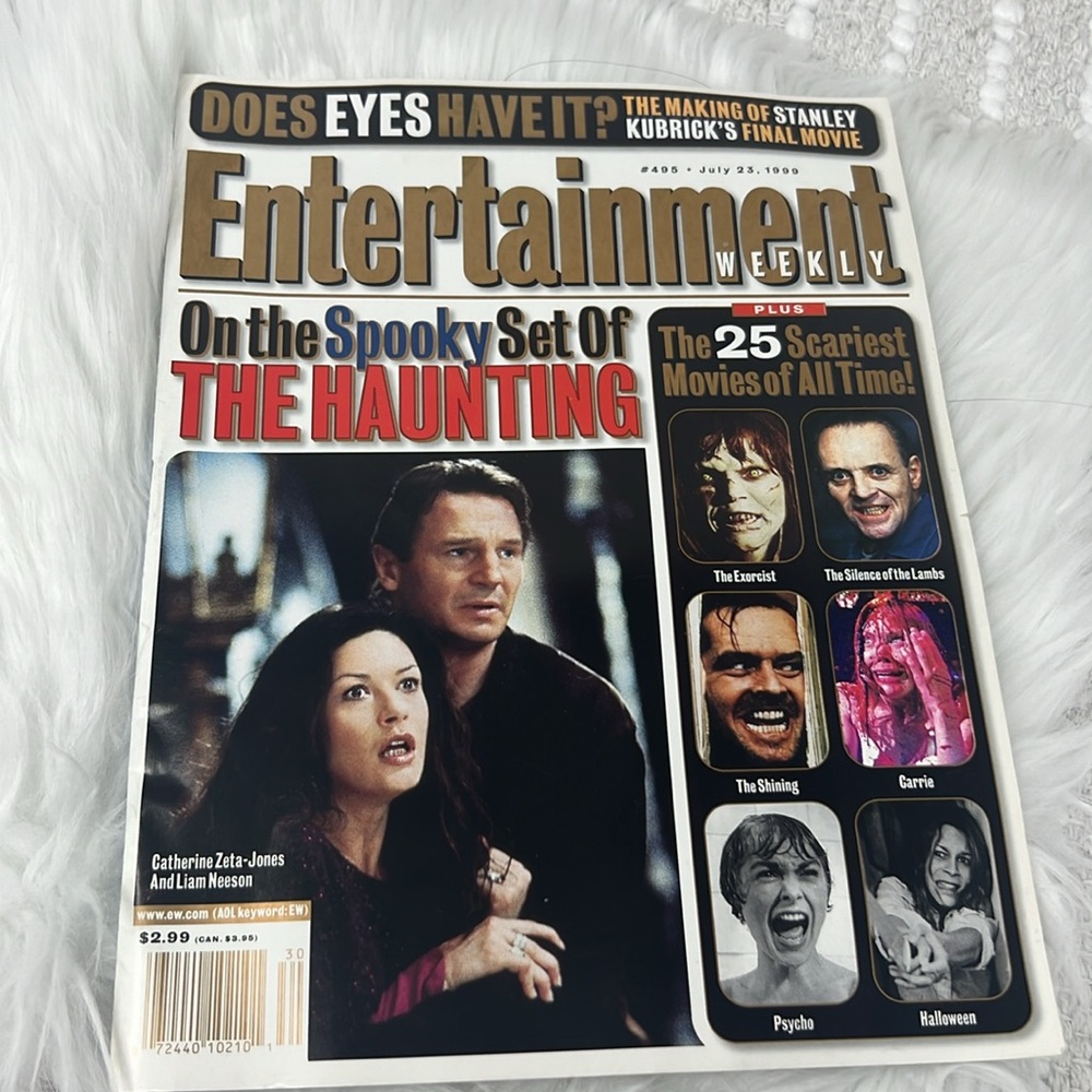 1990s Entertainment Weekly Magazine #495- HAUNTING/25 SCARIEST MOVIES/KUBRICK
